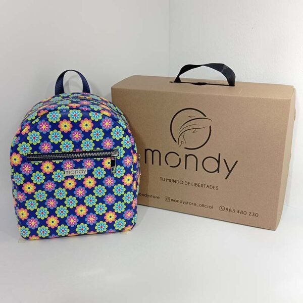 Mochila Mondina Floreada